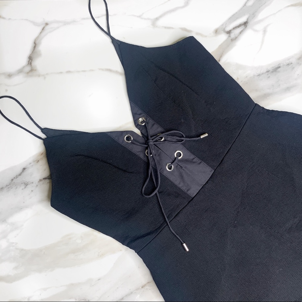 C/Meo Collective Lace Up Romper